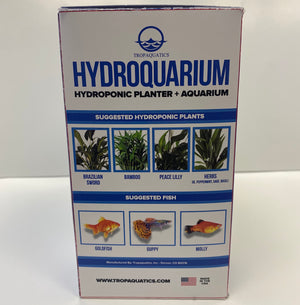 Hydroquarium:  Hydroponic Planter + Aquarium